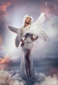 Fantasy Angel Cosplay Märchen Beauty Portrait Fotoshooting