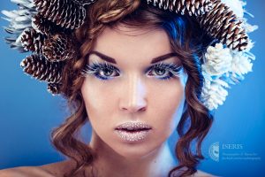 Beauty Portrait Christmas Fotoshooting